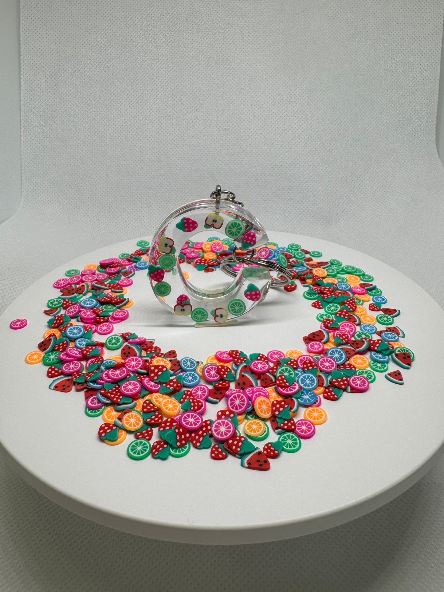 Alphabet letter keychain Fruitsππππ