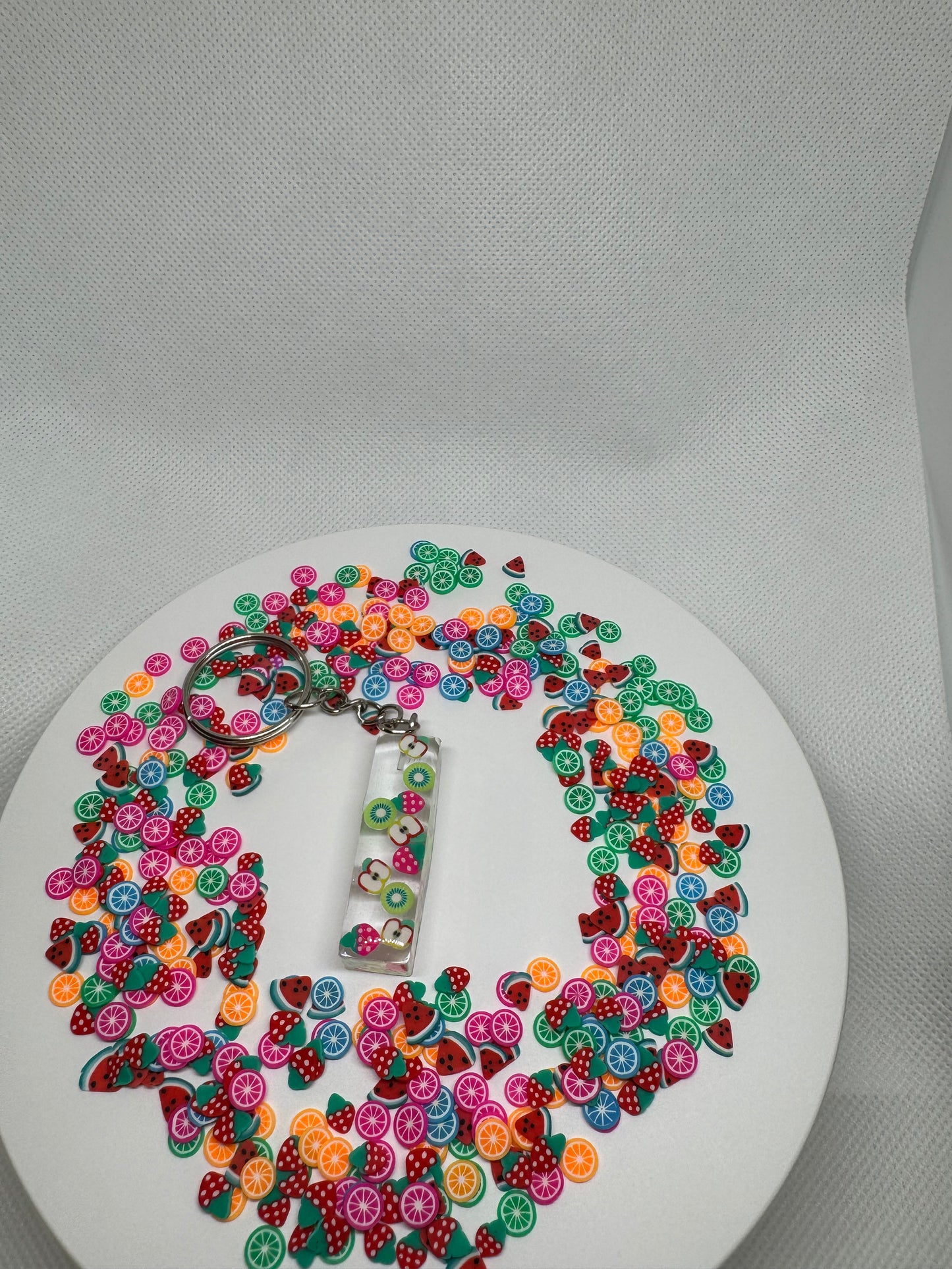 Alphabet letter keychain Fruitsππππ