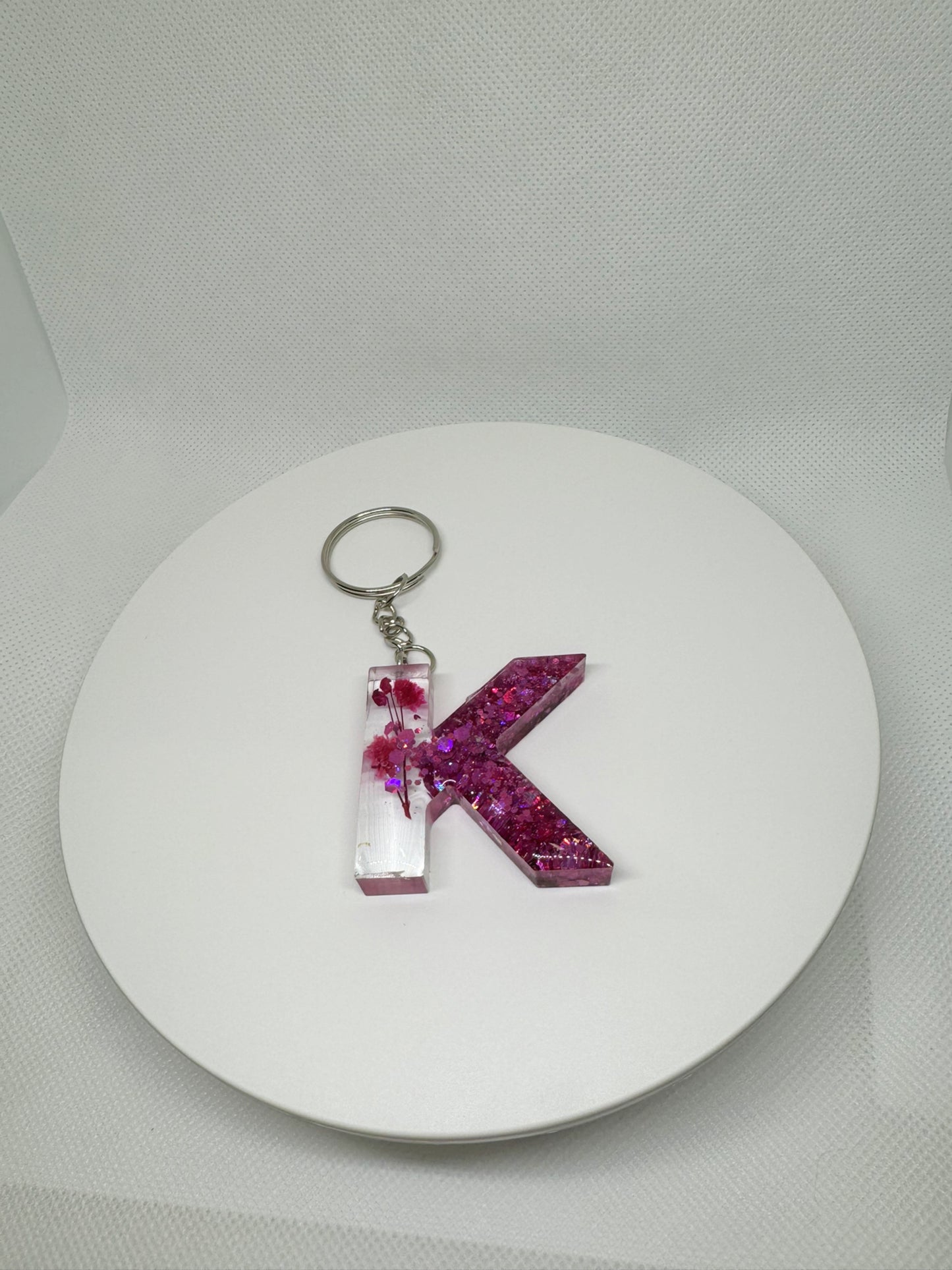 ✨Glittery Set Alphabet letter keychain & Bookmark✨