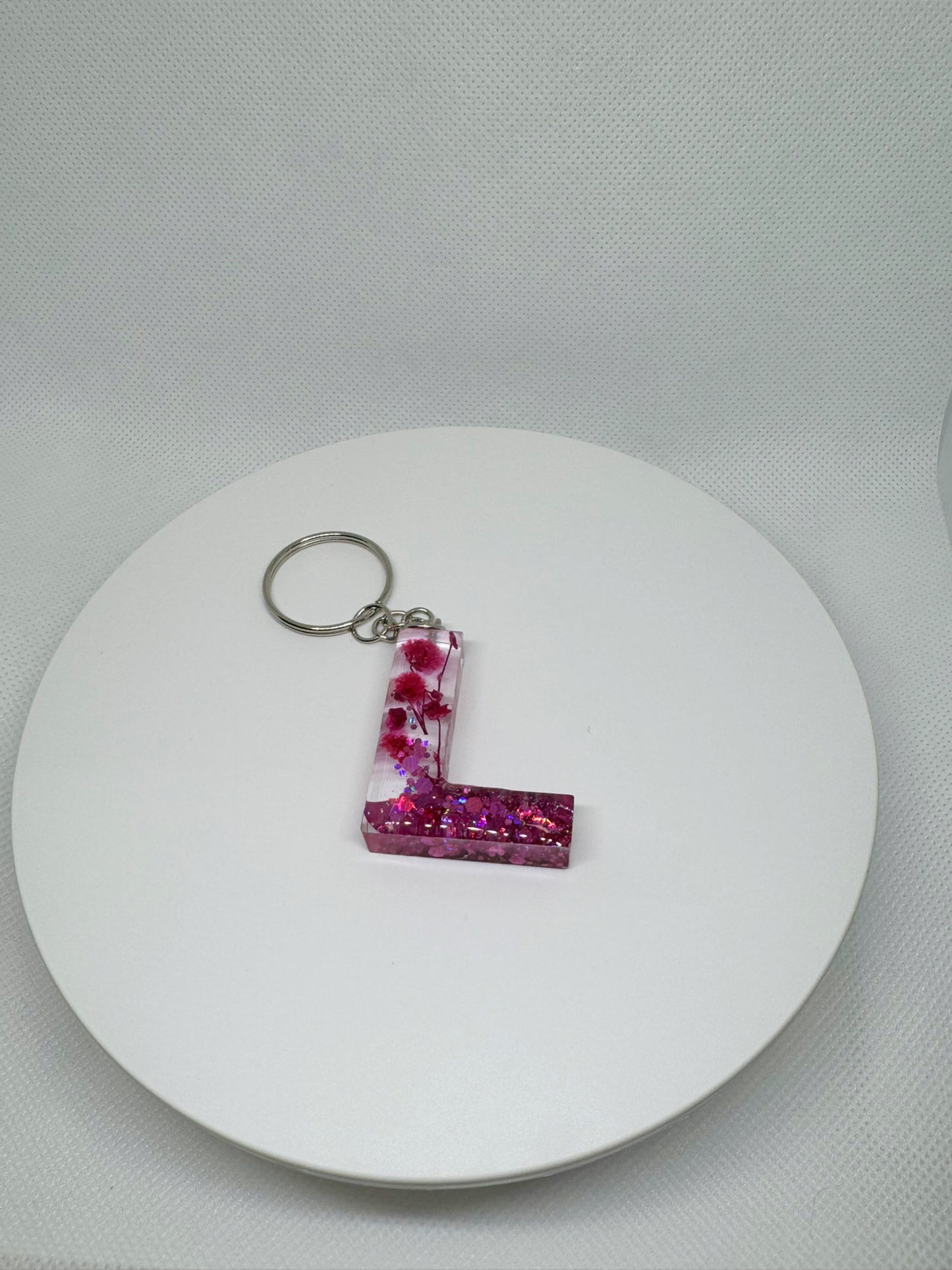✨Glittery Set Alphabet letter keychain & Bookmark✨